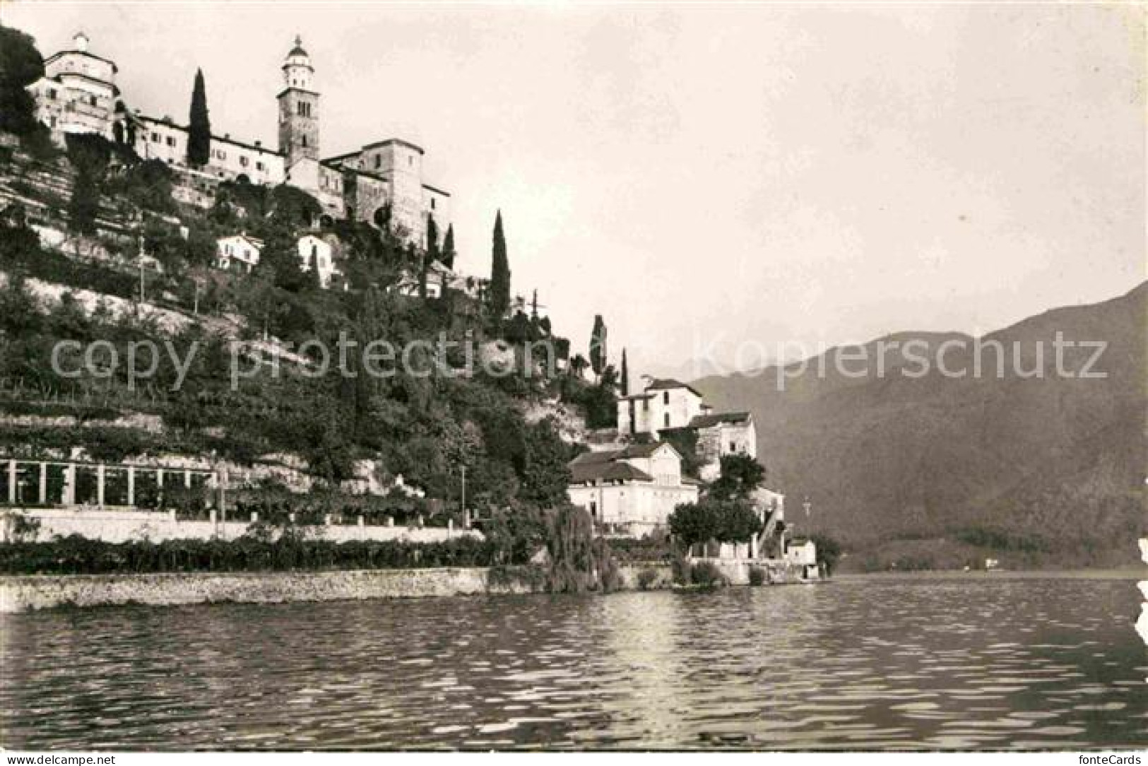 12646503 Morcote Lago Di Lugano Haeuserpartie Am Luganersee Morcote Lago Di Luga - Altri & Non Classificati