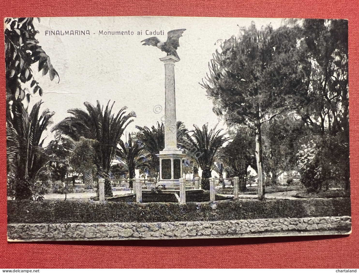 Cartolina - Finalmarina - Monumento Ai Caduti - 1927 - Savona