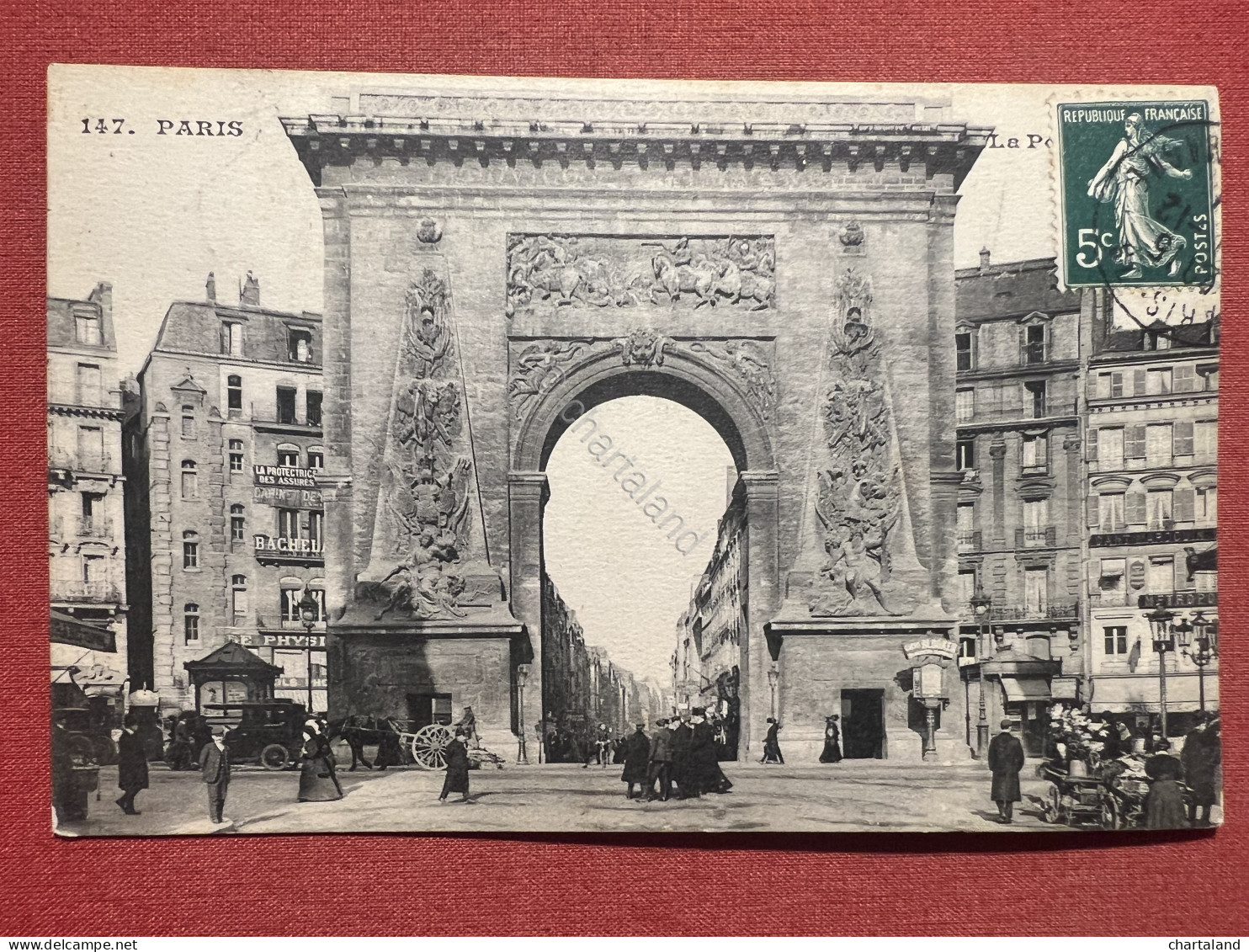 Cartolina - Francia - Paris - La Porta Di Saint Denis - 1912 - Unclassified