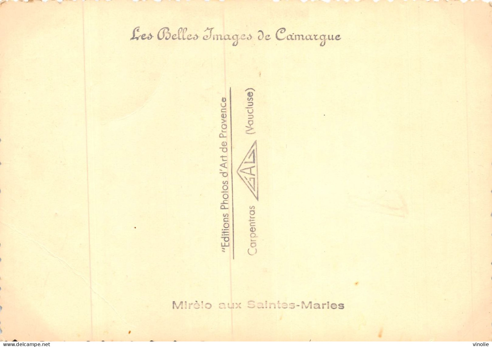 MO-24-482 : LES SAINTES-MARIES-DE-LA-MER. MIRELO. EDITIONS LES BELLES IMAGES DE CAMARGUE - Saintes Maries De La Mer