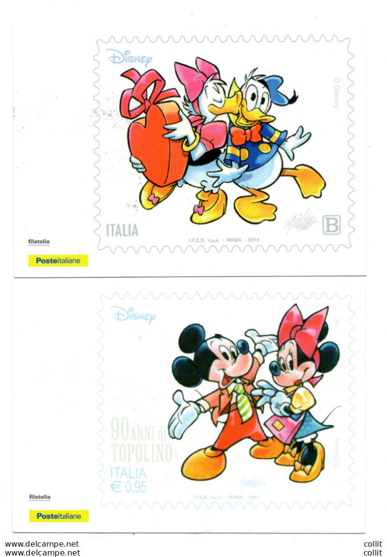 Cartoline Ufficiali San Valentino 2020 - Disney - 1946-60: Marcofilia