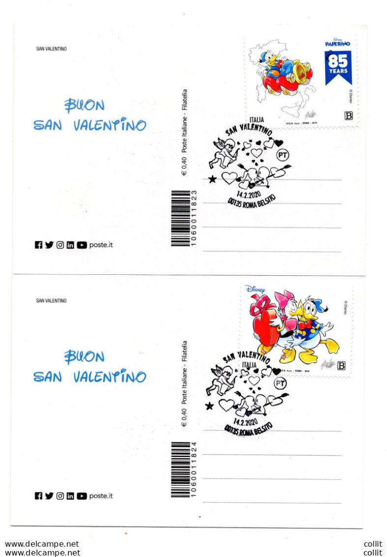 Cartoline Ufficiali San Valentino 2020 - Disney - 1946-60: Poststempel