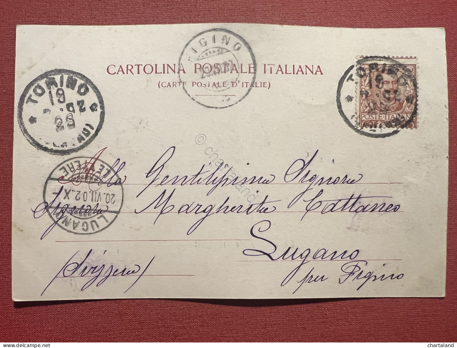 Cartolina - Torino - Il Po Dal Ponte Principessa Isabella - 1902 - Otros & Sin Clasificación