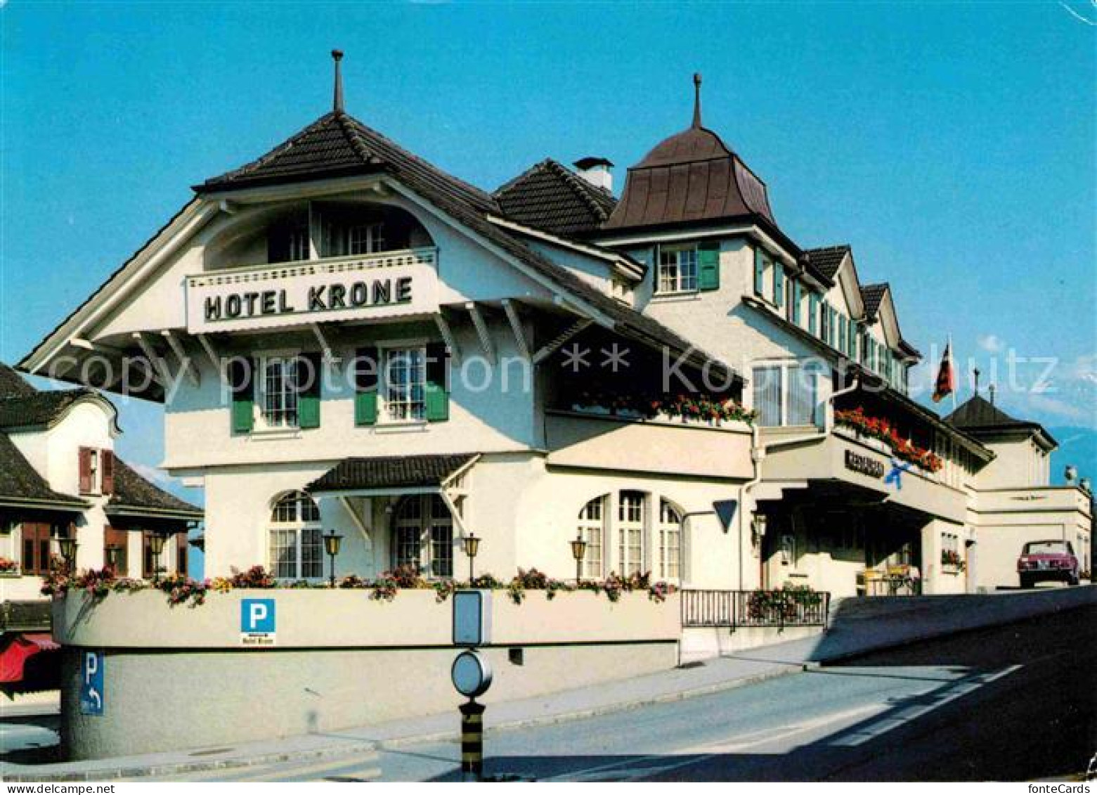 12642040 Spiez BE Hotel Restaurant Krone Spiez - Sonstige & Ohne Zuordnung