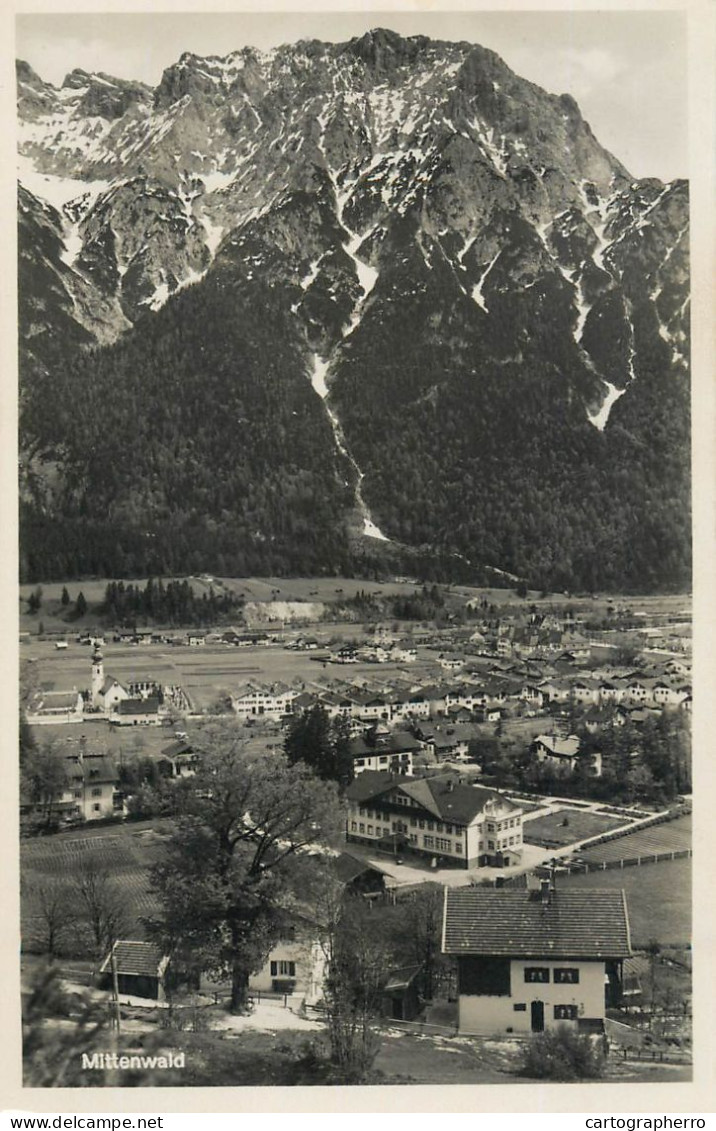 Germany Mittenwald Panoramic View - Mittenwald