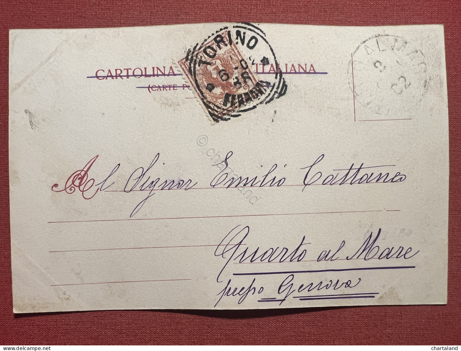 Cartolina - Torino - Prima Esposizione Internaz. D'Arte Decorativa Mod. - 1902 - Other & Unclassified