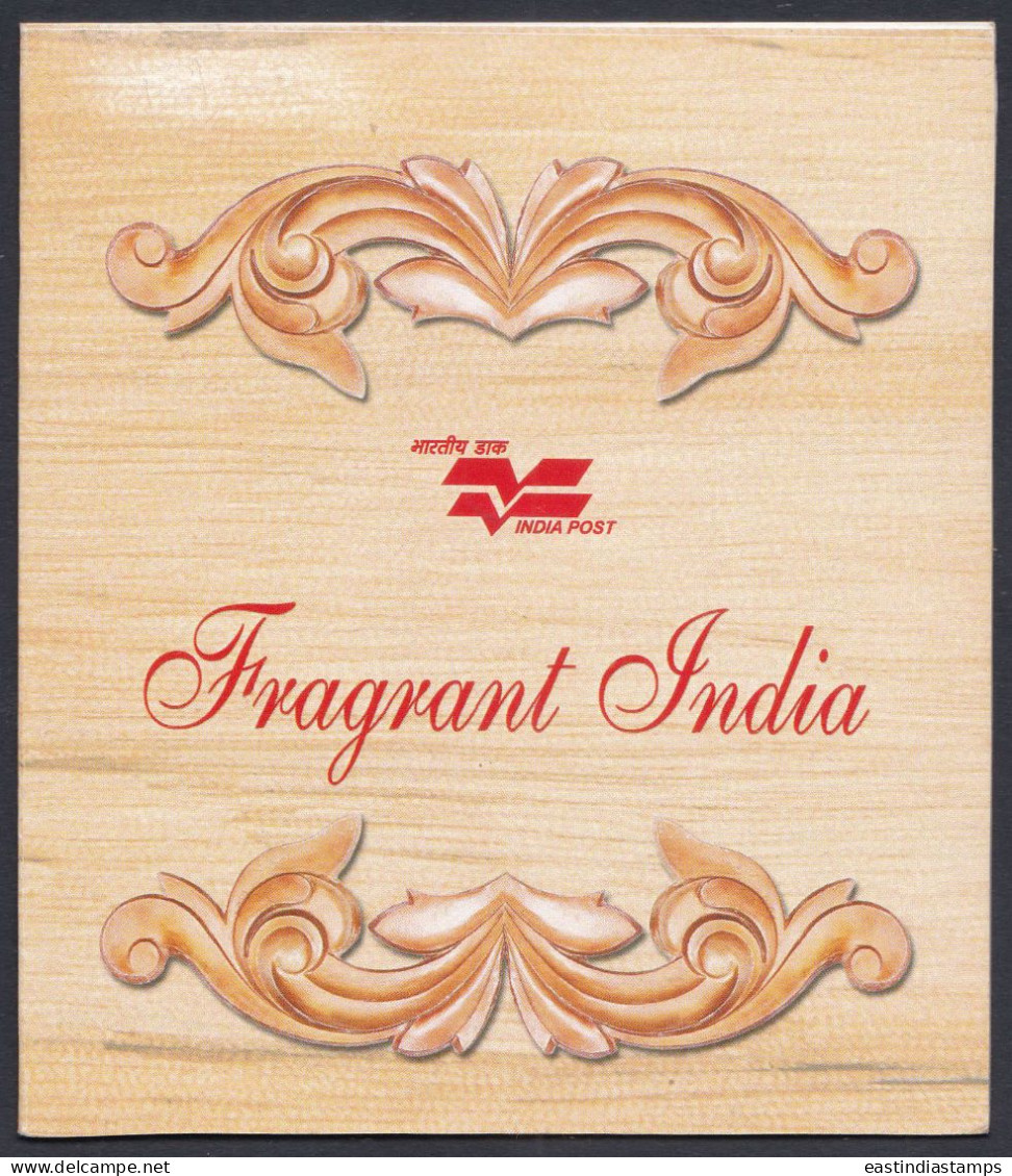 Inde India 2007 Mint Stamp Booklet Fragrant India, Flower, Flowers, Sandalwood, Rose, Roses, Fragrance - Altri & Non Classificati