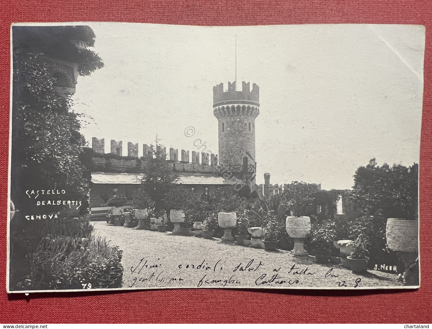 Cartolina - Genova - Castello D'Albertis - 1904 - Genova (Genoa)