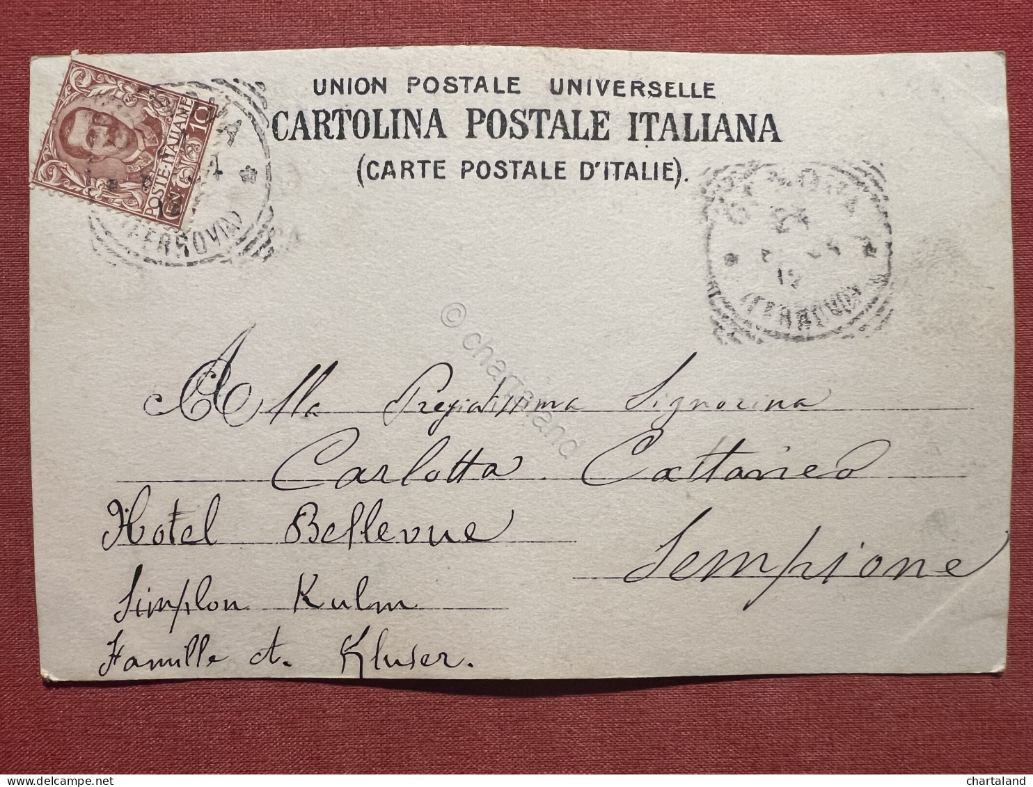 Cartolina - Genova - Castello D'Albertis - 1904 - Genova (Genua)