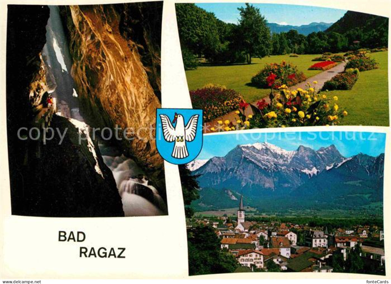12640842 Ragaz Bad Parl Panorama Bach Ragaz Bad - Sonstige & Ohne Zuordnung
