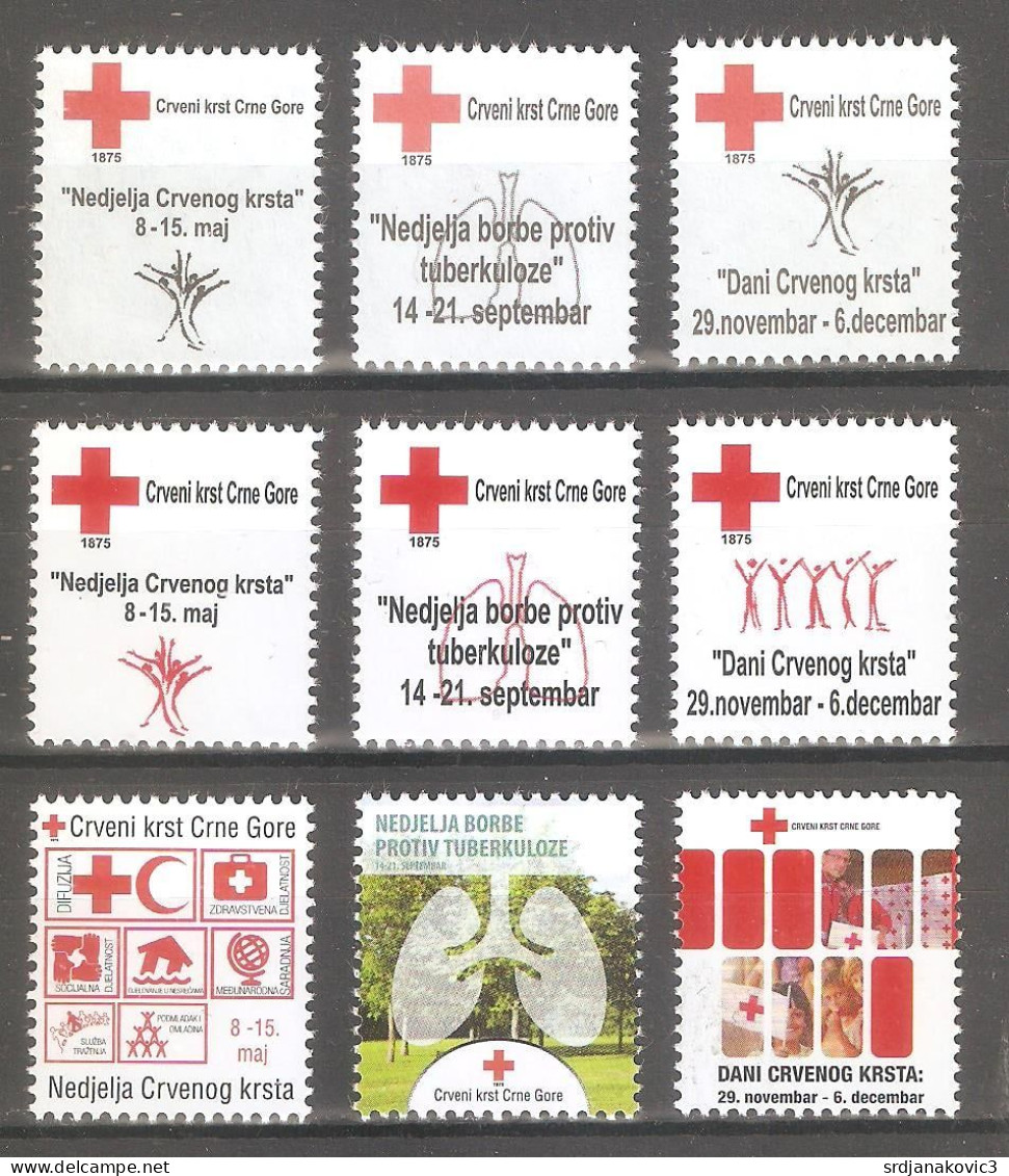 Montenegro ,red Cross** - Montenegro