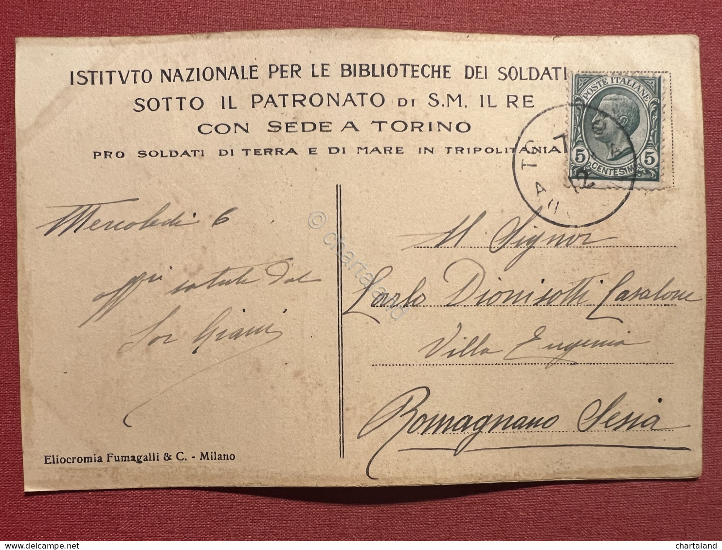 Cartolina - Lepanto, Ottobre 1571 - L'Anno Che Solennizza La Patria - 1902 - Unclassified