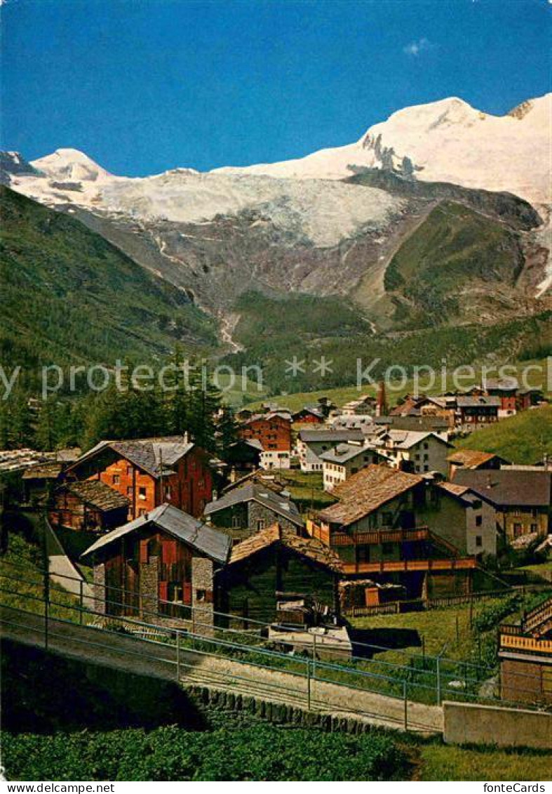 12640792 Saas-Fee Allalinhorn Feegletscher Alphubel Saas Fee - Andere & Zonder Classificatie