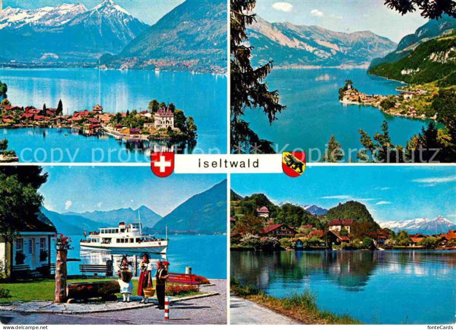 12640788 Iseltwald Brienzersee Panorama Iseltwald - Andere & Zonder Classificatie