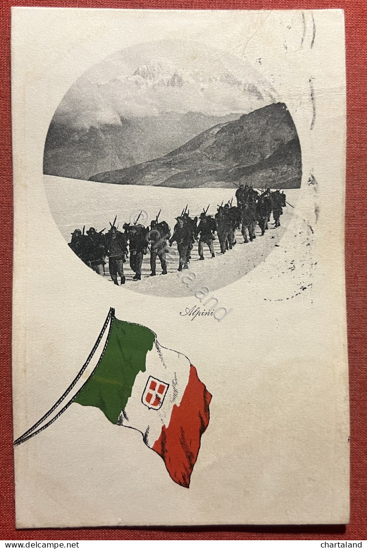 Cartolina Militare WWI - Alpini - 1915 - Autres & Non Classés