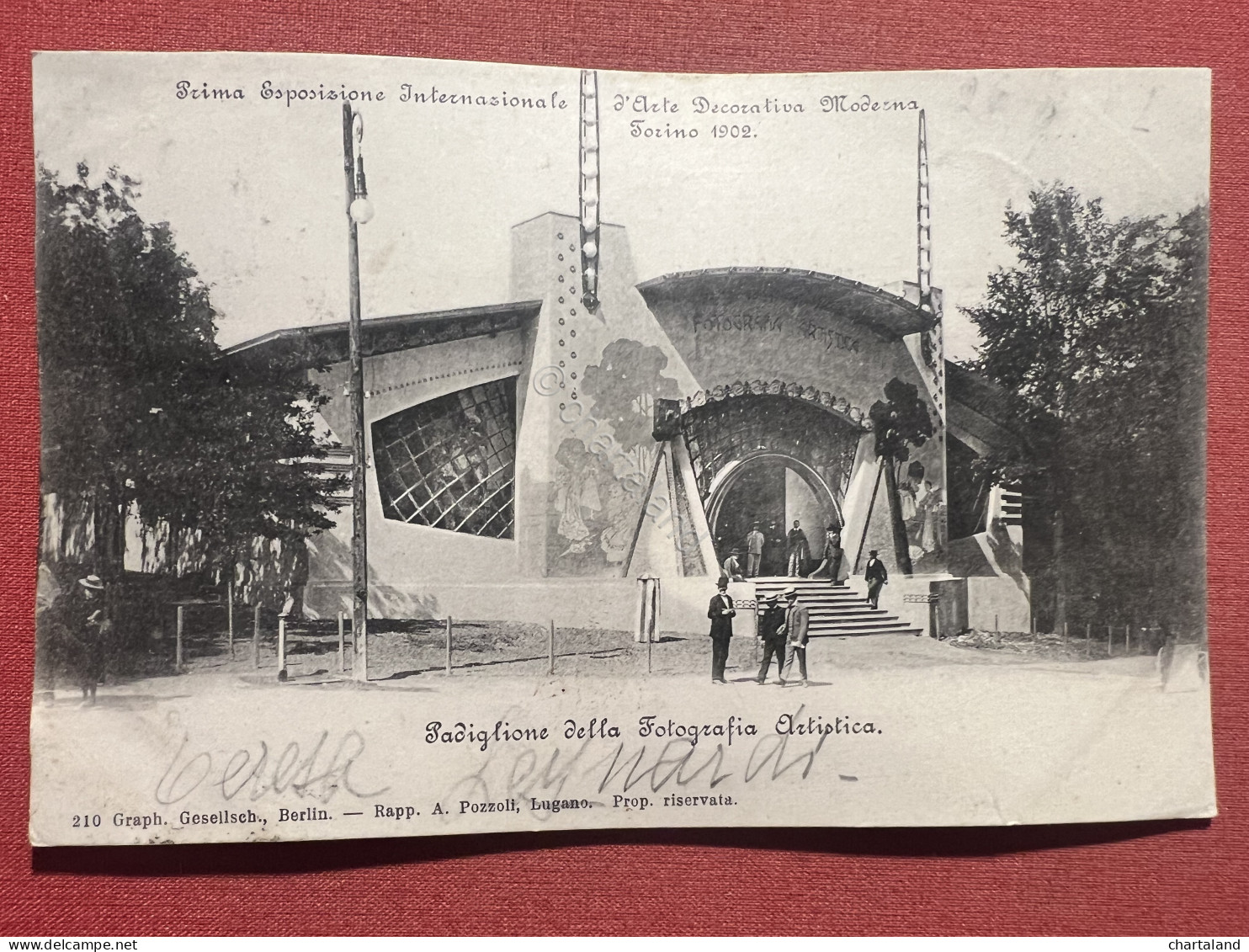 Cartolina Torino Esposizione D'Arte - Padiglione Della Fotografia Artistica 1902 - Andere & Zonder Classificatie