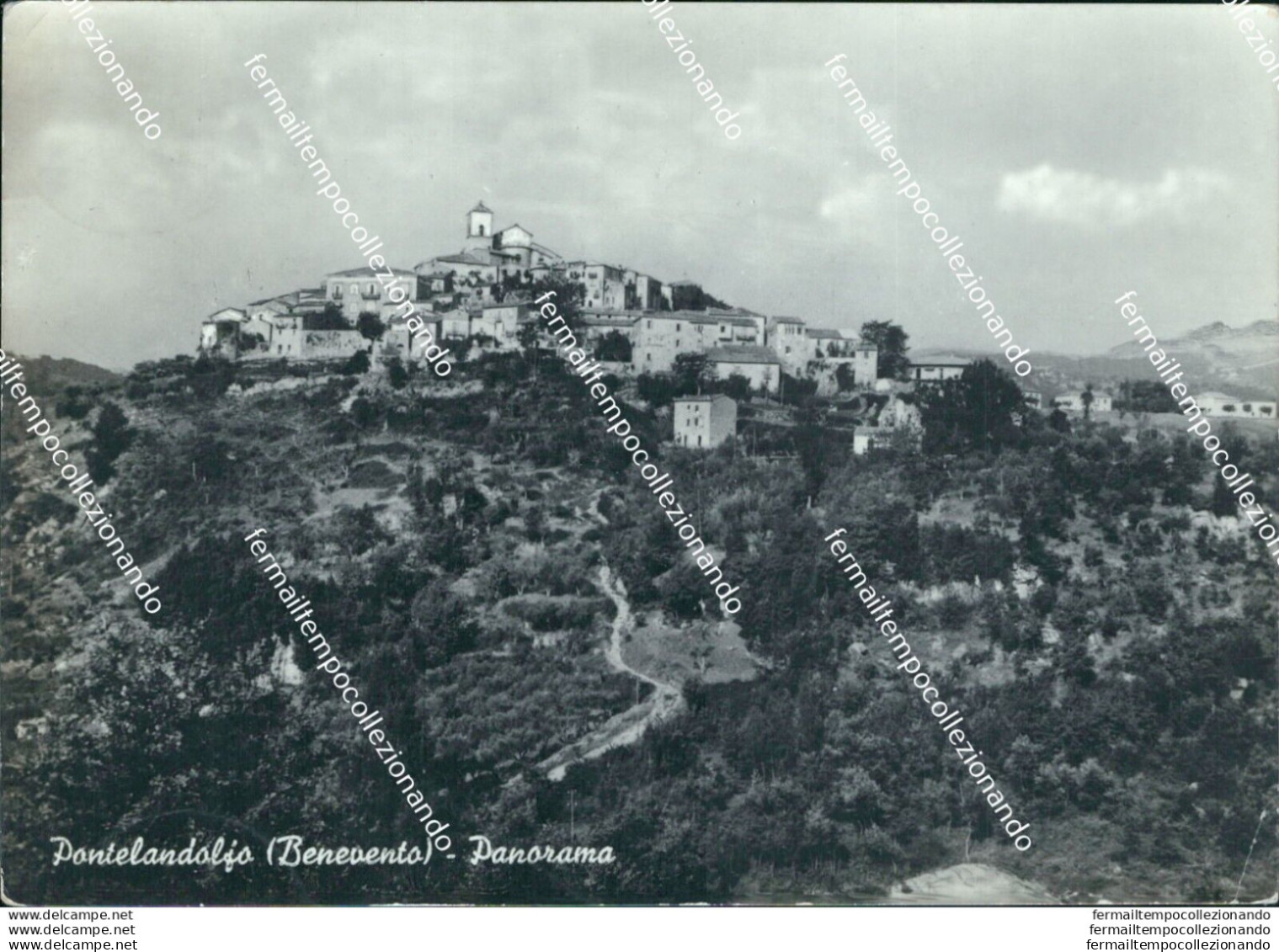 Bg614 Cartolina Pontelandolfo Panorama Provincia Di Benevento - Benevento