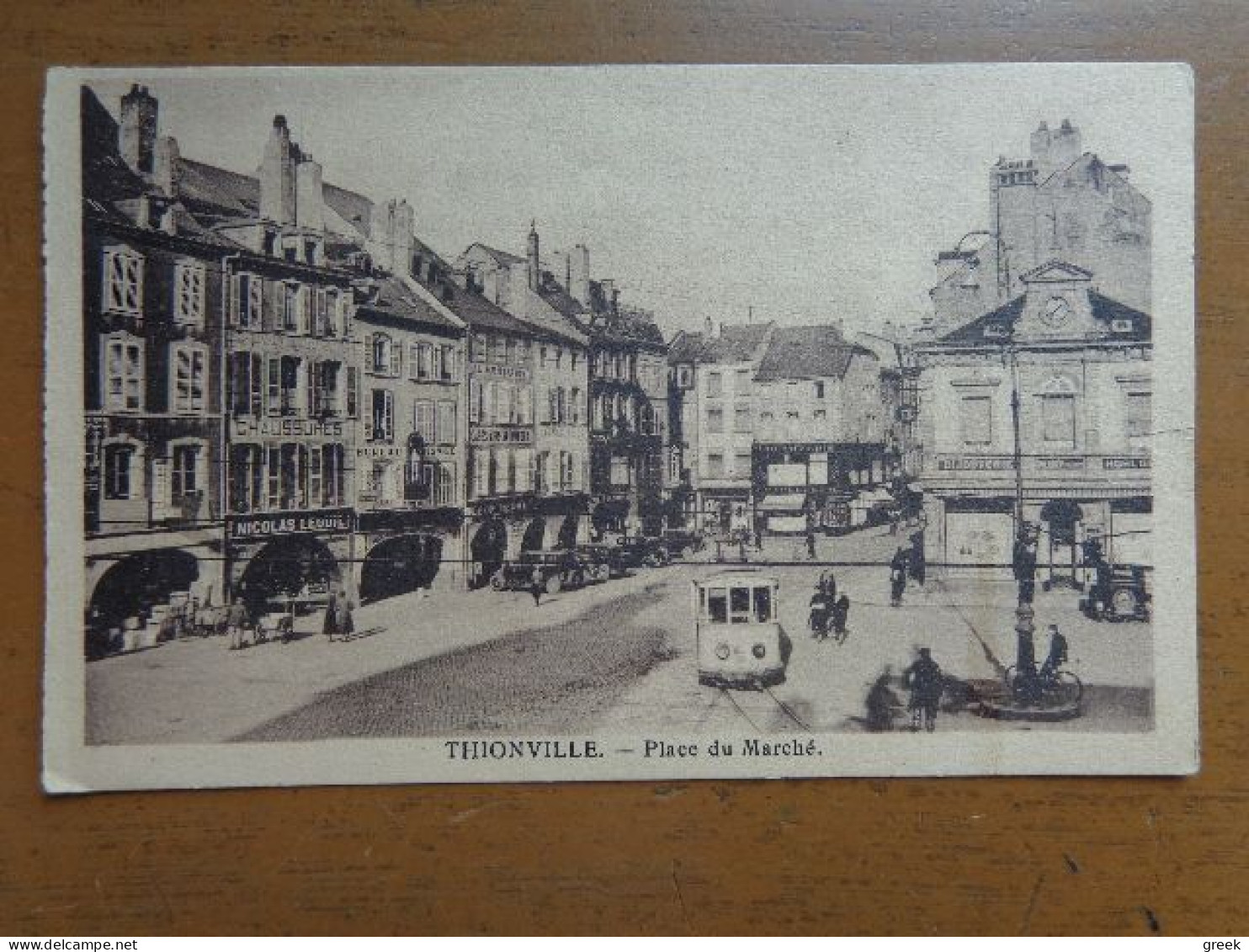 TRAM / Thionville, Place Du Marché -> écrit - Tramways