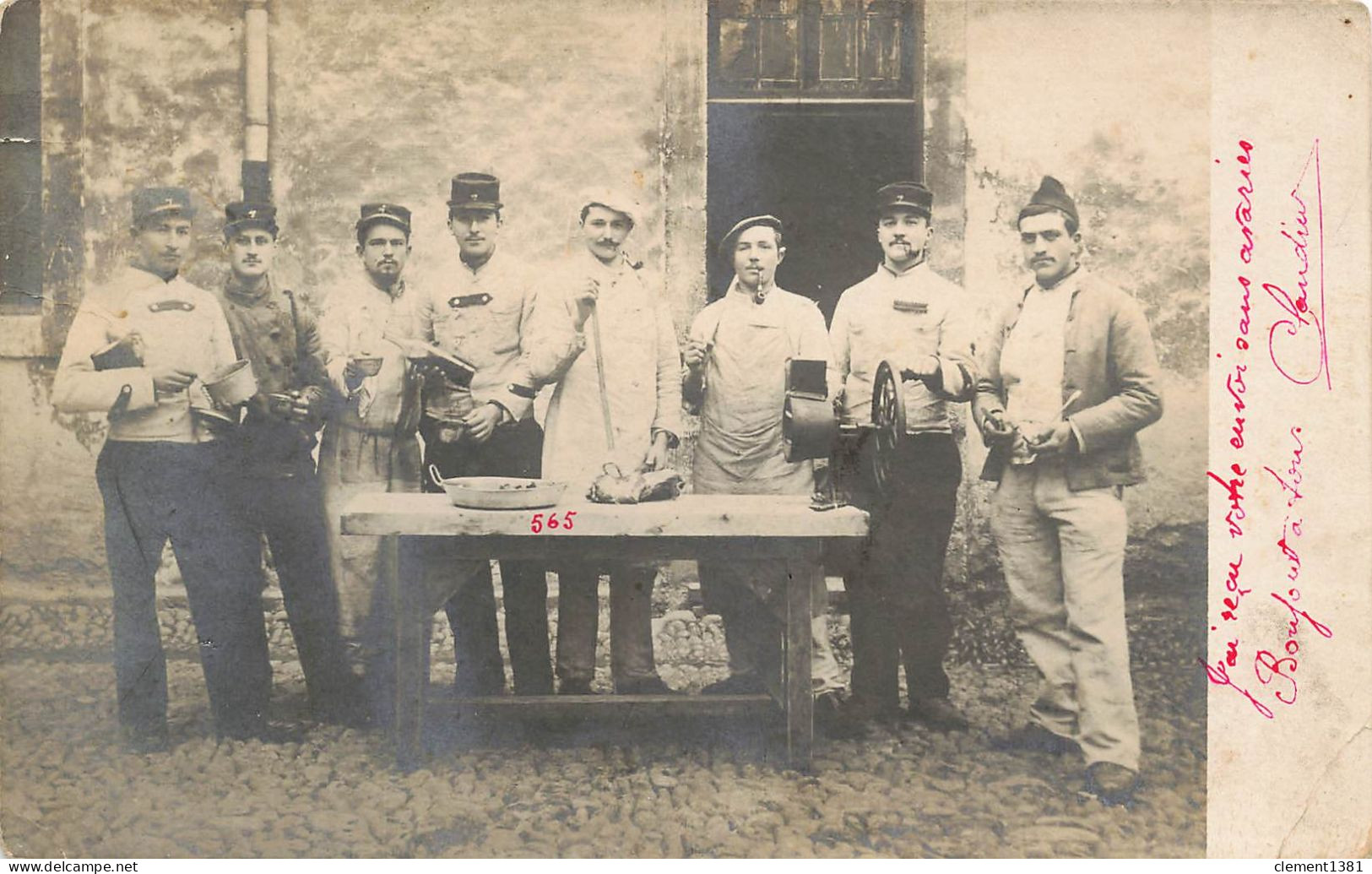 Militaria Carte Photo Soldat Militaire Portrait Groupe Postee D'avignon - Personaggi