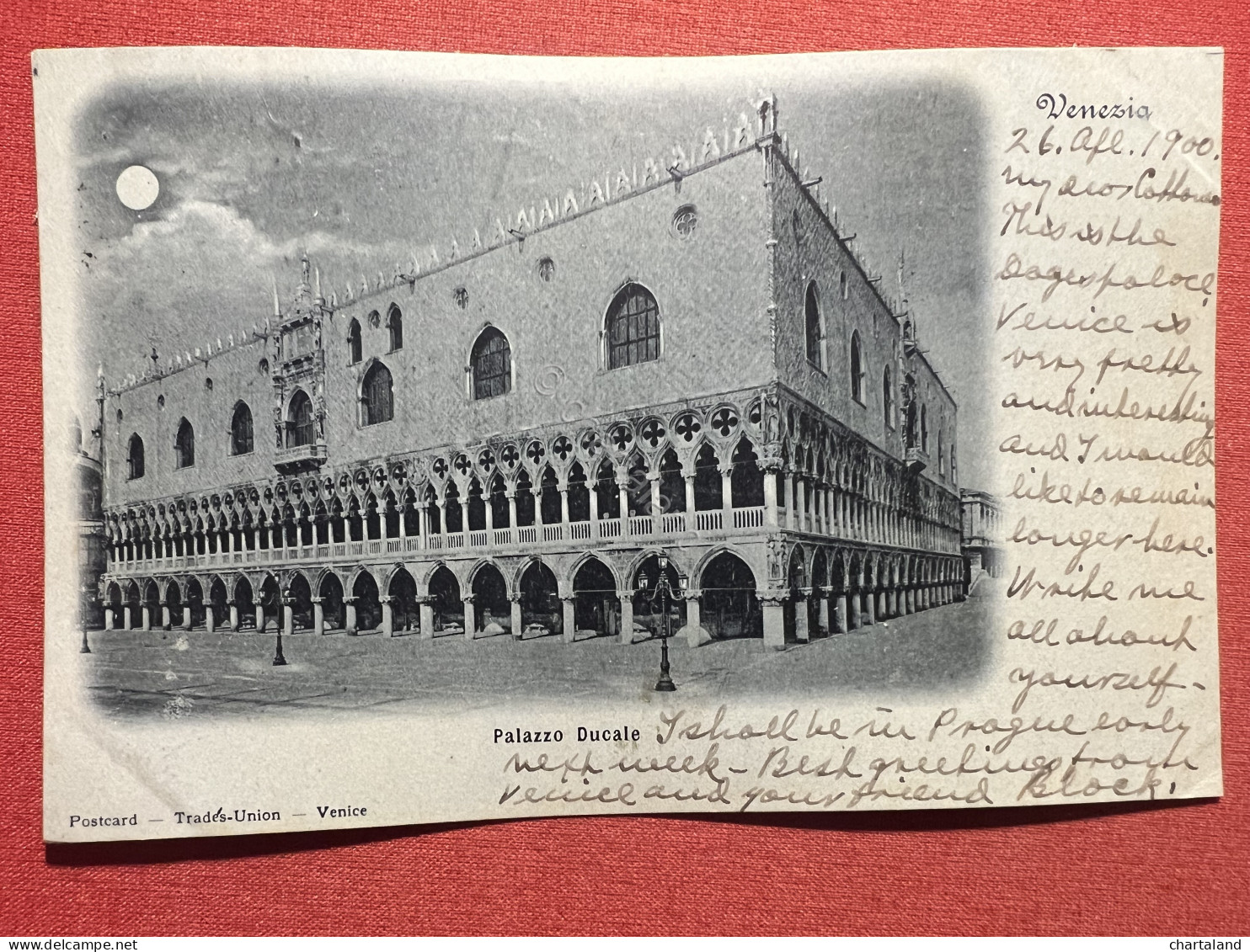 Cartolina - Venezia - Palazzo Ducale - 1900 - Venezia
