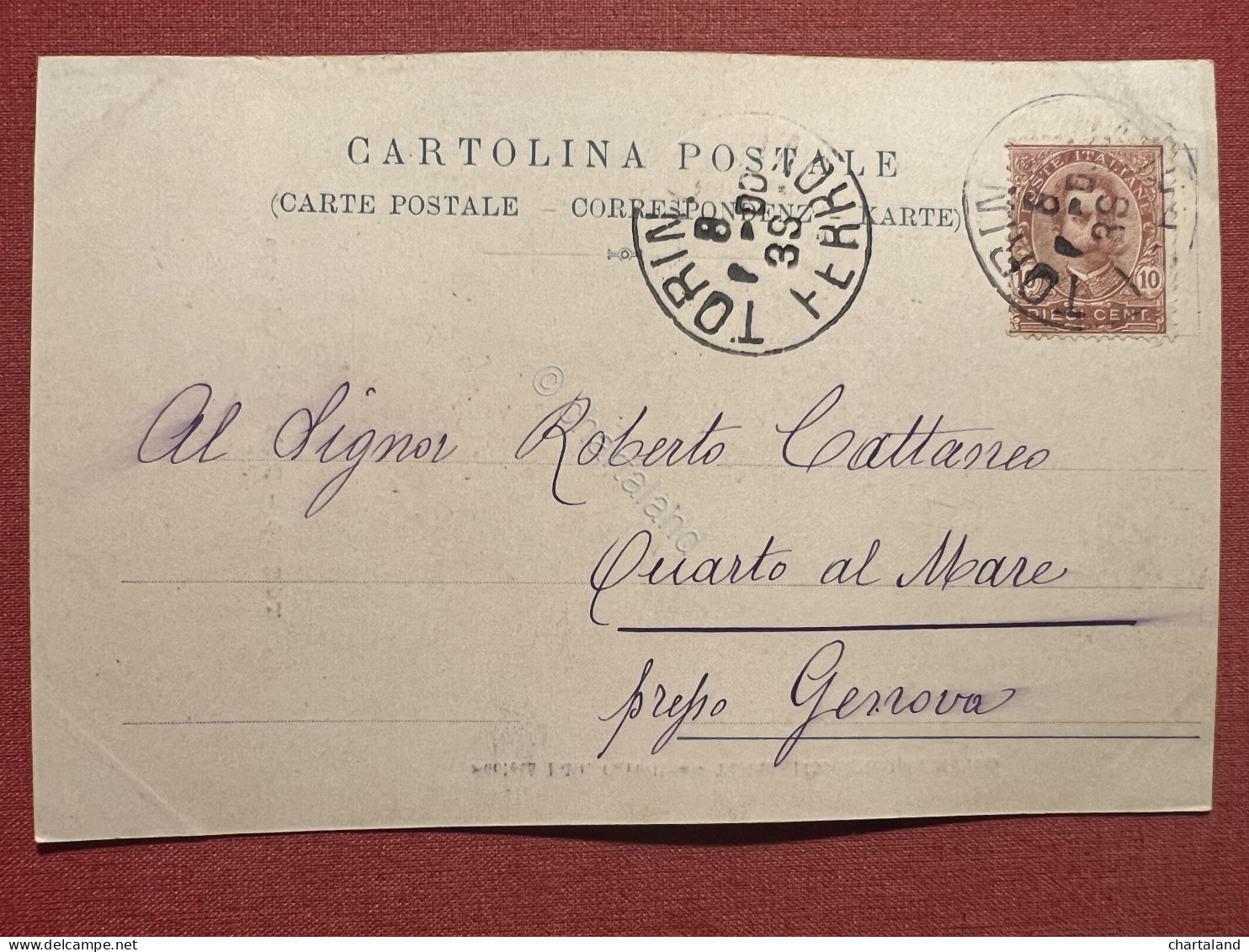 Cartolina - Torino - Mole Antonelliana - 1900 - Otros & Sin Clasificación