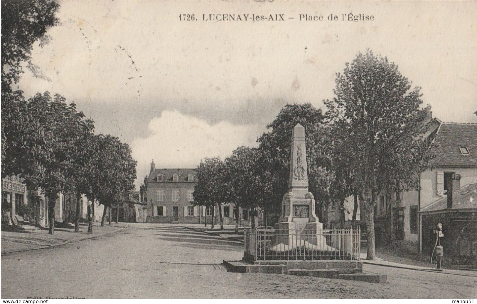 LUCENAY Les AIX  Place De L'église - Other & Unclassified