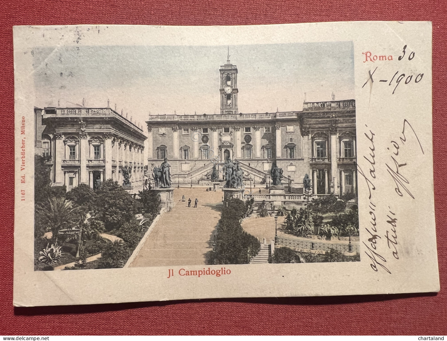 Cartolina - Roma - Il Campidoglio - 1900 - Altri & Non Classificati