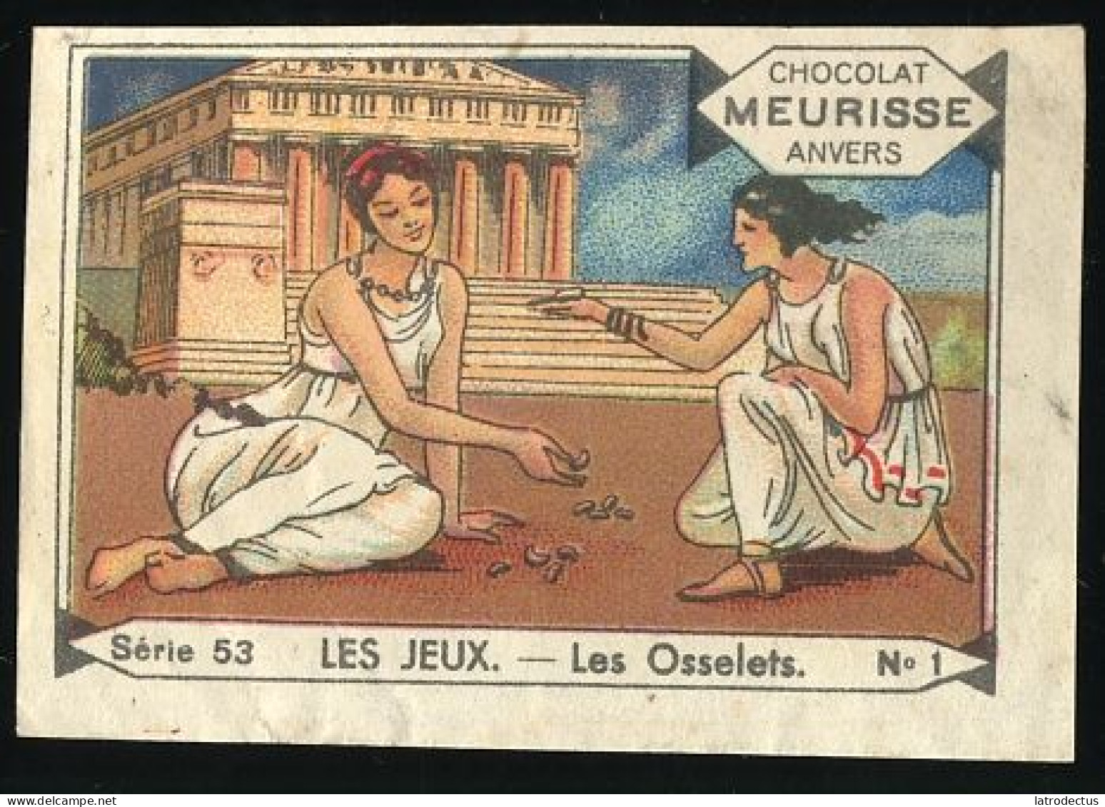 Meurisse - Ca 1930 - 53 - Les Jeux, Games - 1 - Les Osselets - Other & Unclassified