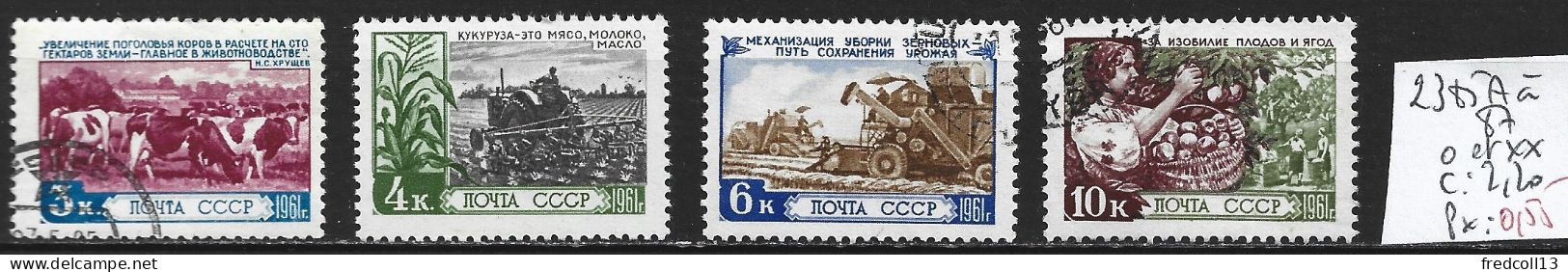 RUSSIE 2385A à 87 Oblitérés ( 2386 : ** ) Côte 2.20 € - Used Stamps