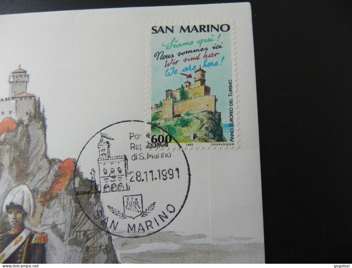 San Marino 500 Lire 1991 - Numis Letter 1991 - San Marino
