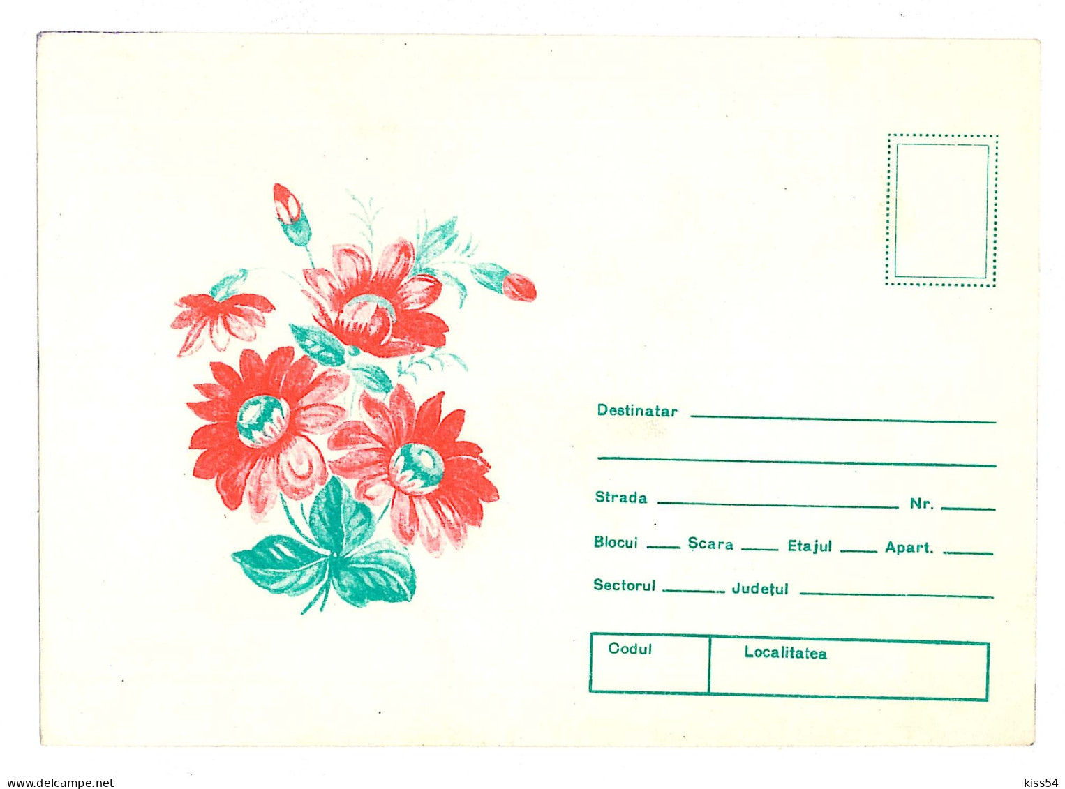 IP 92 - 82 FLOWERS - Stationery - Unused - 1992 - Ganzsachen