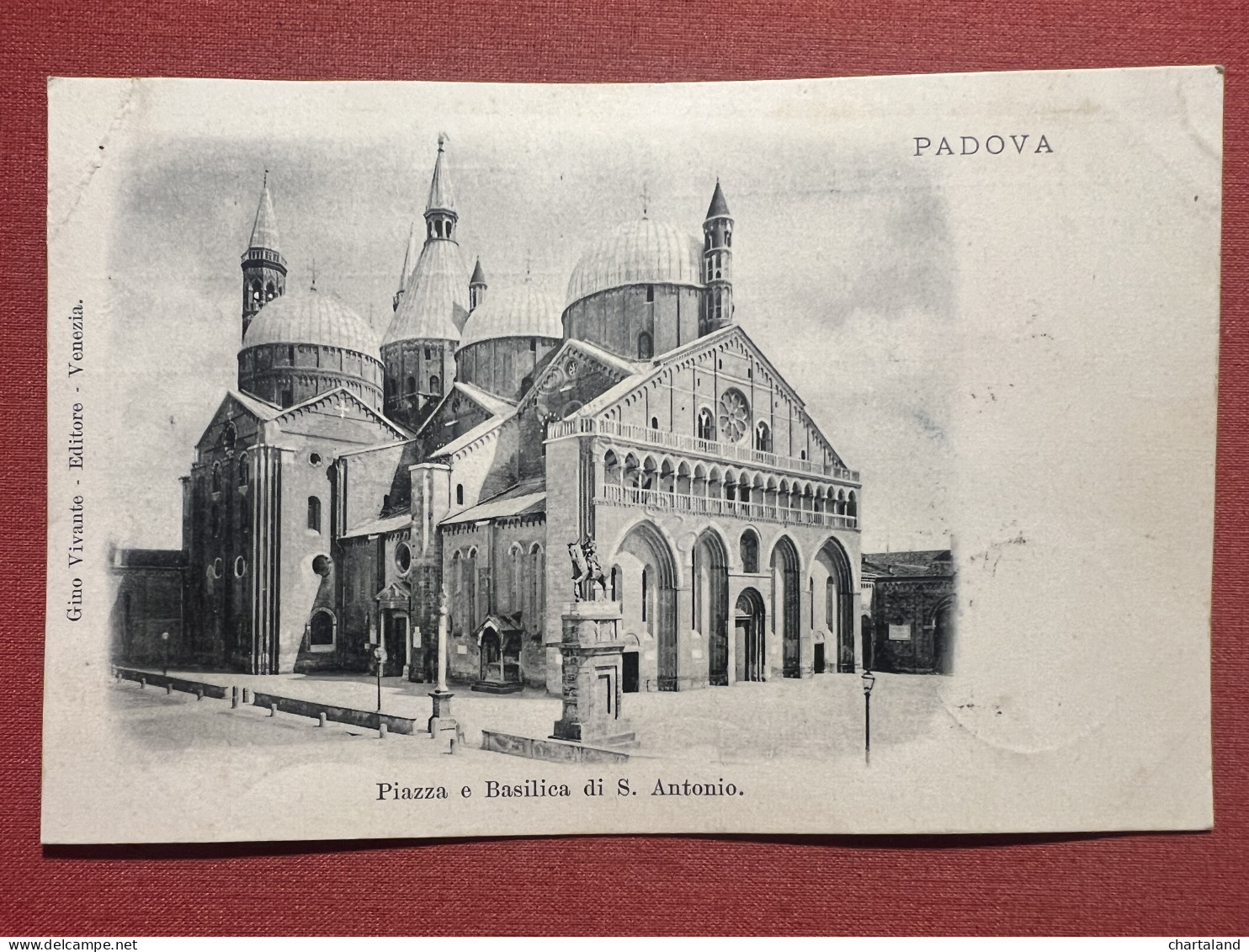 Cartolina - Padova - Piazza E Basilica Di S. Antonio - 1900 - Padova (Padua)