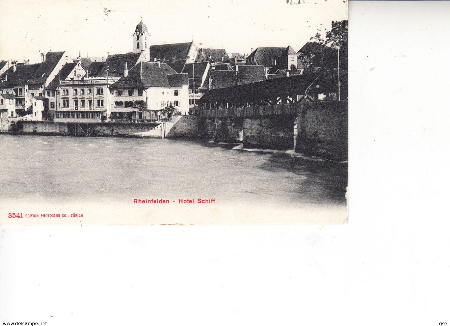 SVIZZERA   1905 - Rheinfalden - Hotel Schiff - Autres & Non Classés