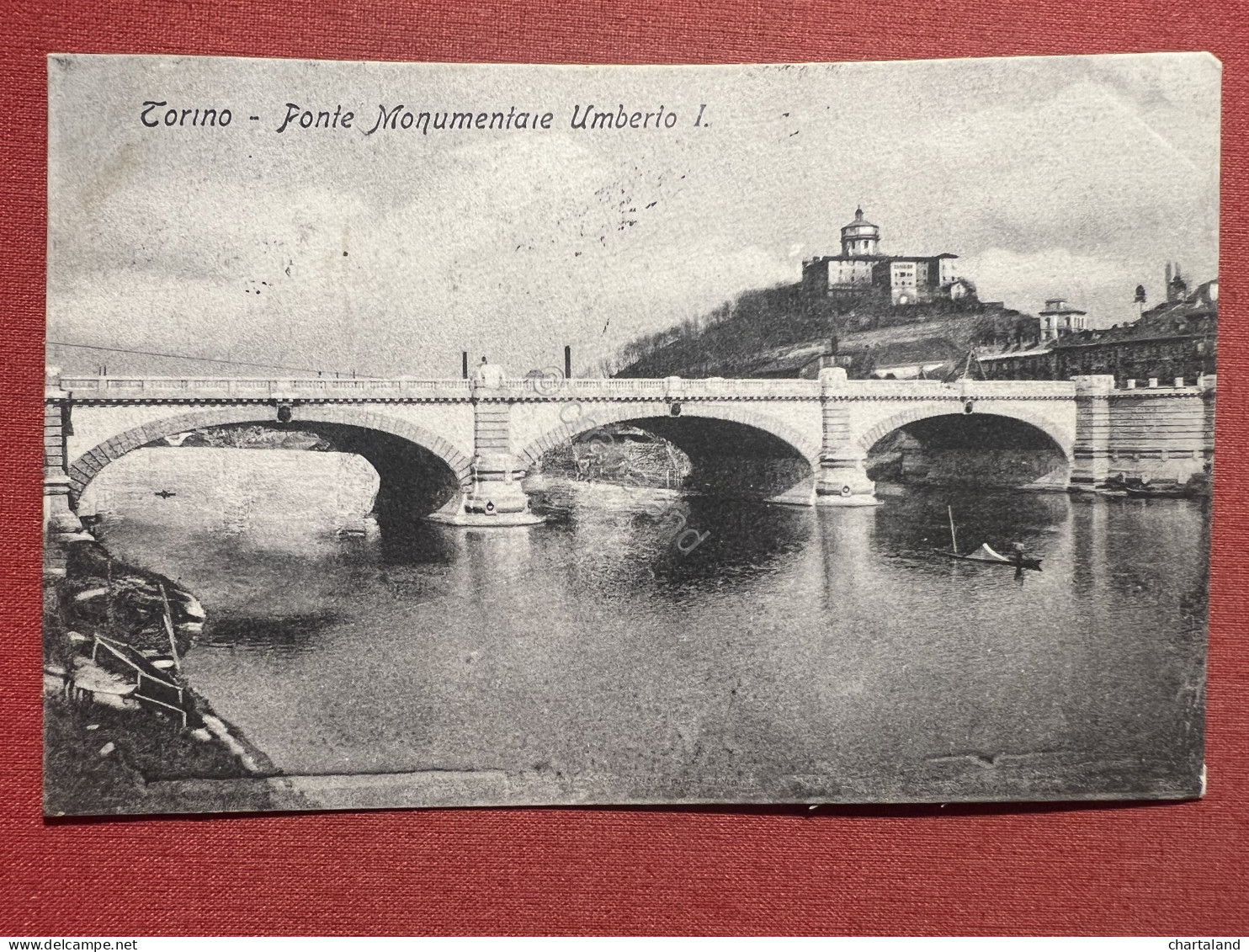 Cartolina - Torino - Ponte Monumentale Umberto I - 1906 - Autres & Non Classés