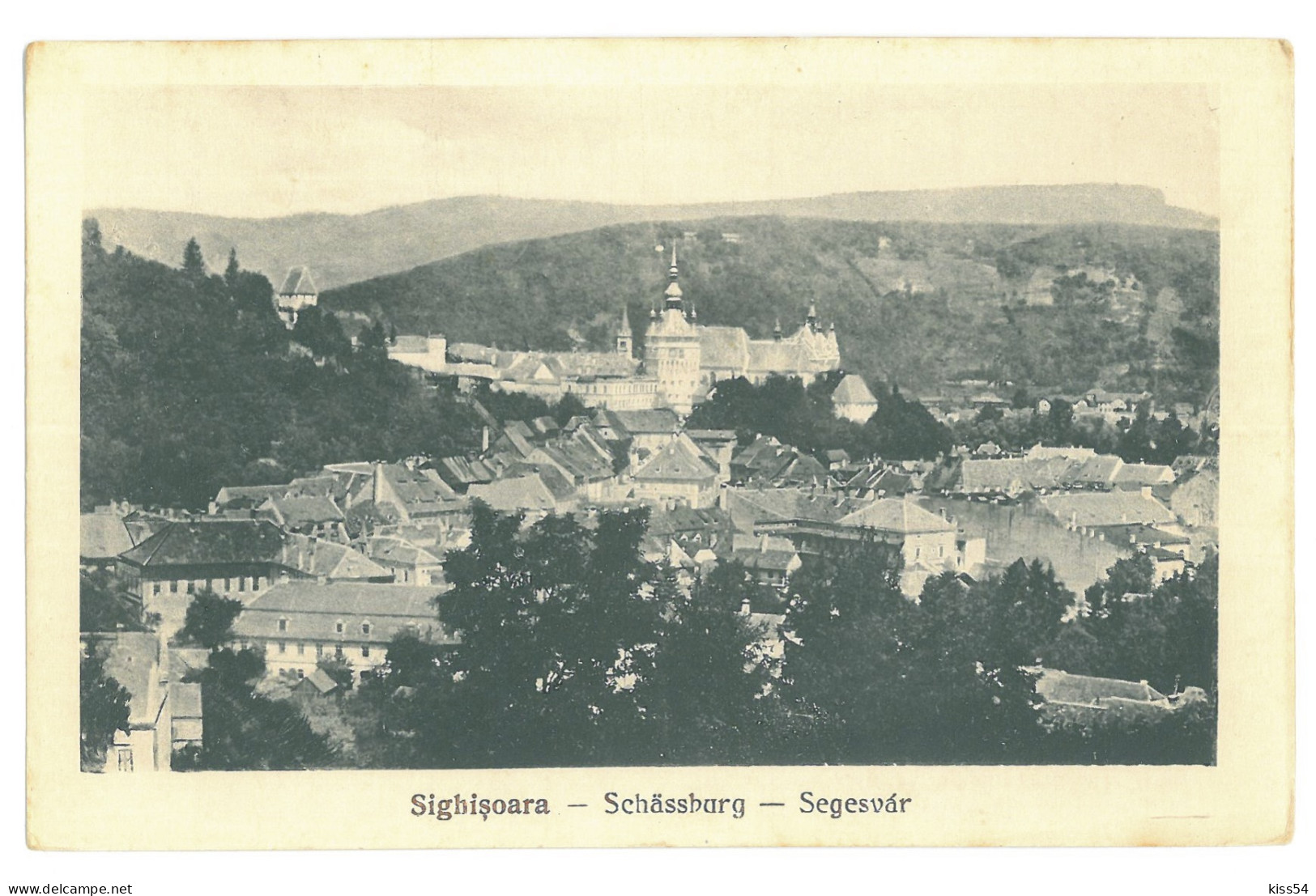 RO 87 - 18413 SIGHISOARA, Mures, Panorama, Romania - Old Postcard - Unused - Roemenië