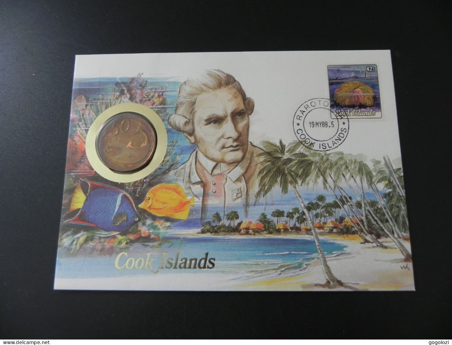 Cook Islands 50 Cents 1987 - Cookinseln