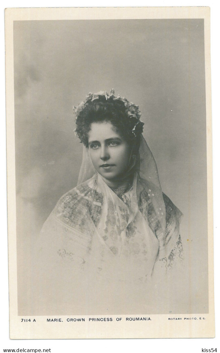 RO 87 - 25048 Queen MARY, Maria, Royalty, Regale, Romania - Old Postcard - Unused - Roemenië