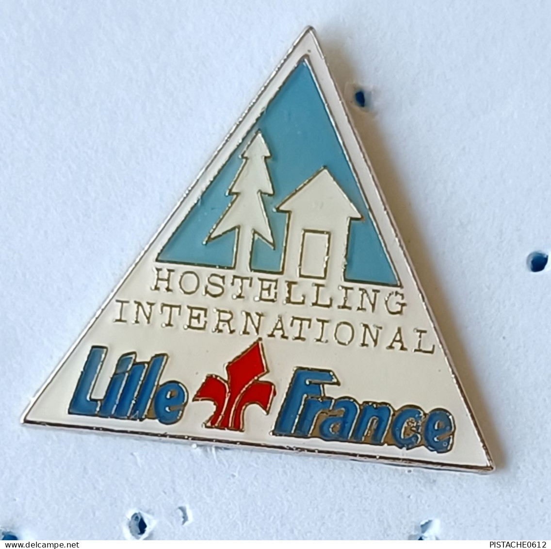 Pin's Hostelling International Lille France - Steden