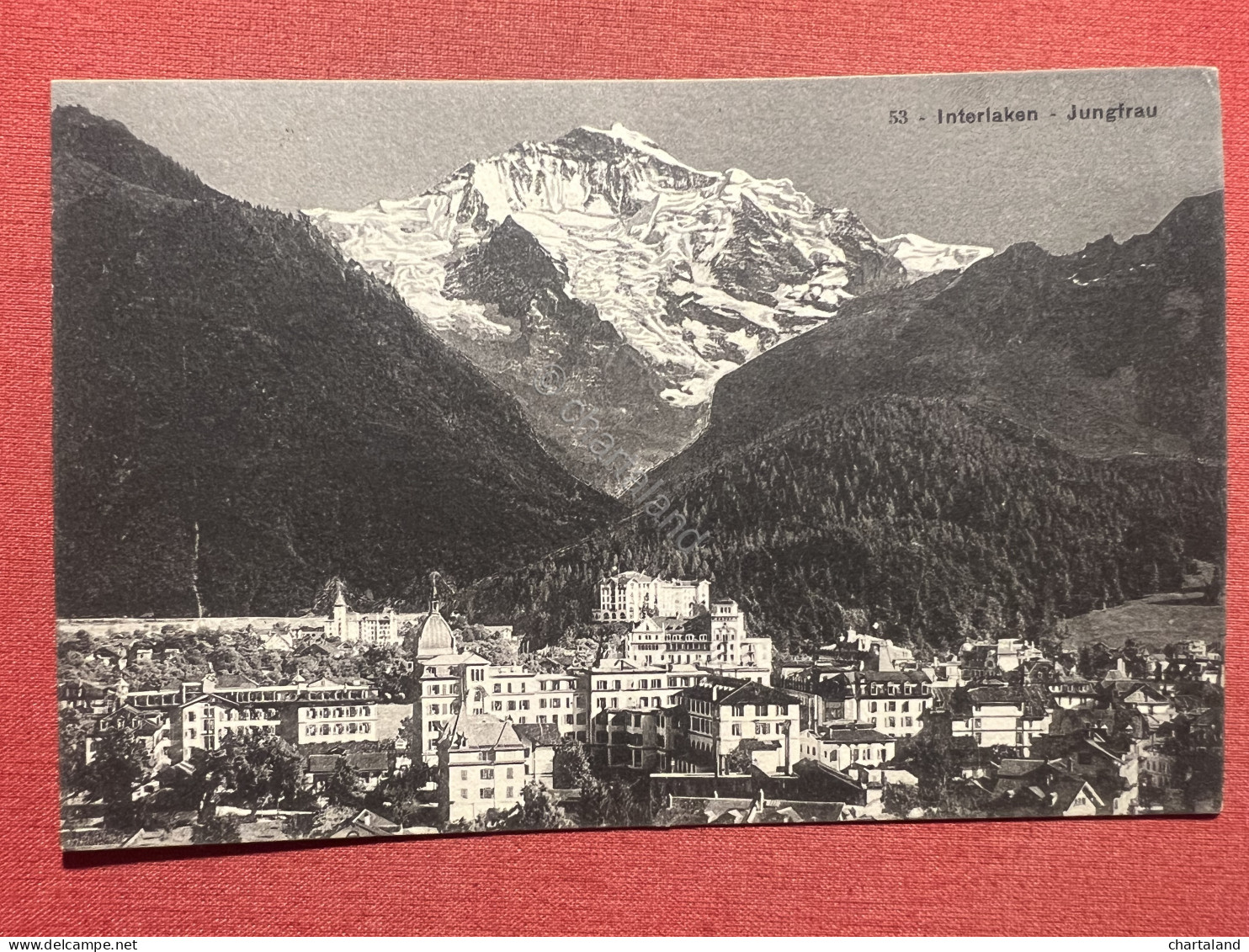 Cartolina - Switzerland - Interlaken - Jungfrau - 1913 - Sin Clasificación