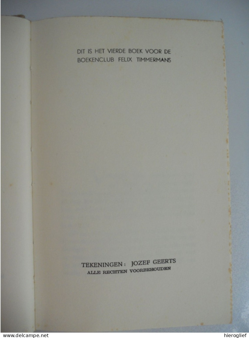 MOEDER Door Gerard Baron Walschap ° Londerzeel + Antwerpen Vlaams Schrijver / 1950 - 1ste DRUK Tekeningen Jozef Geerts - Literatuur