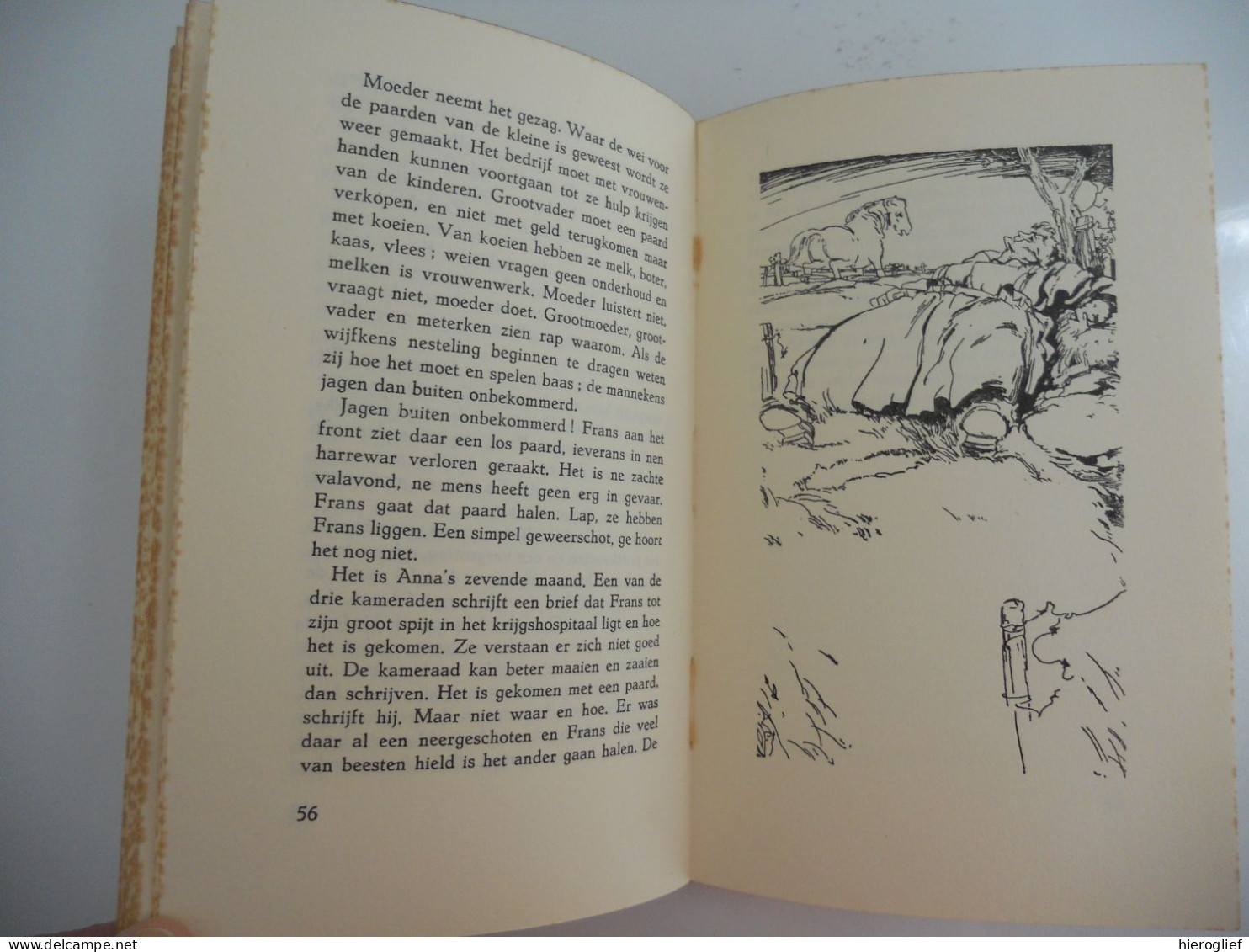 MOEDER door Gerard baron Walschap ° Londerzeel + Antwerpen Vlaams schrijver / 1950 - 1ste DRUK tekeningen Jozef Geerts