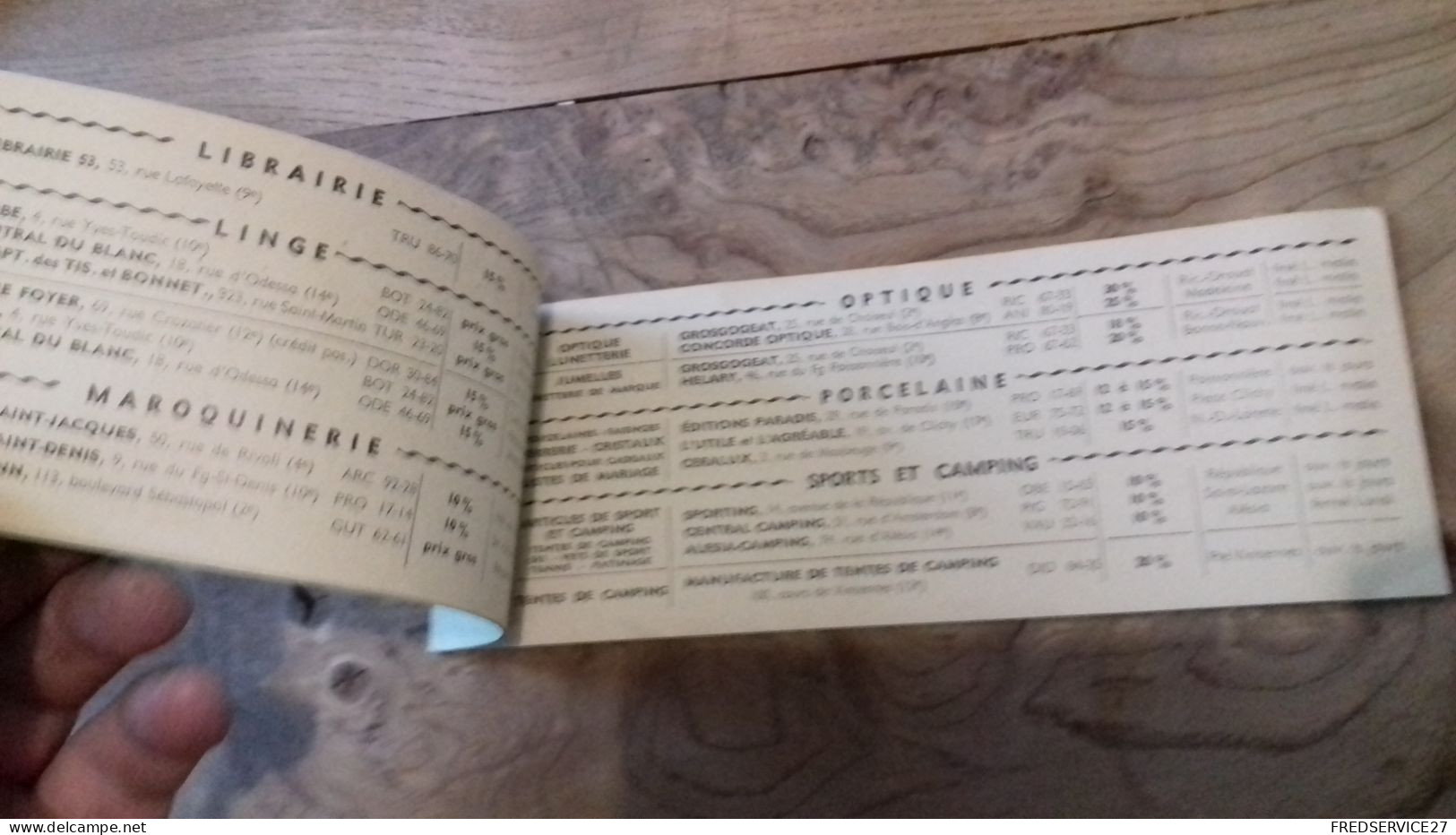 236/ LE CARNET D ACHATS DES CADRES  ANCIEN COMPLET JALMAIS SERVIS ??? - Zonder Classificatie