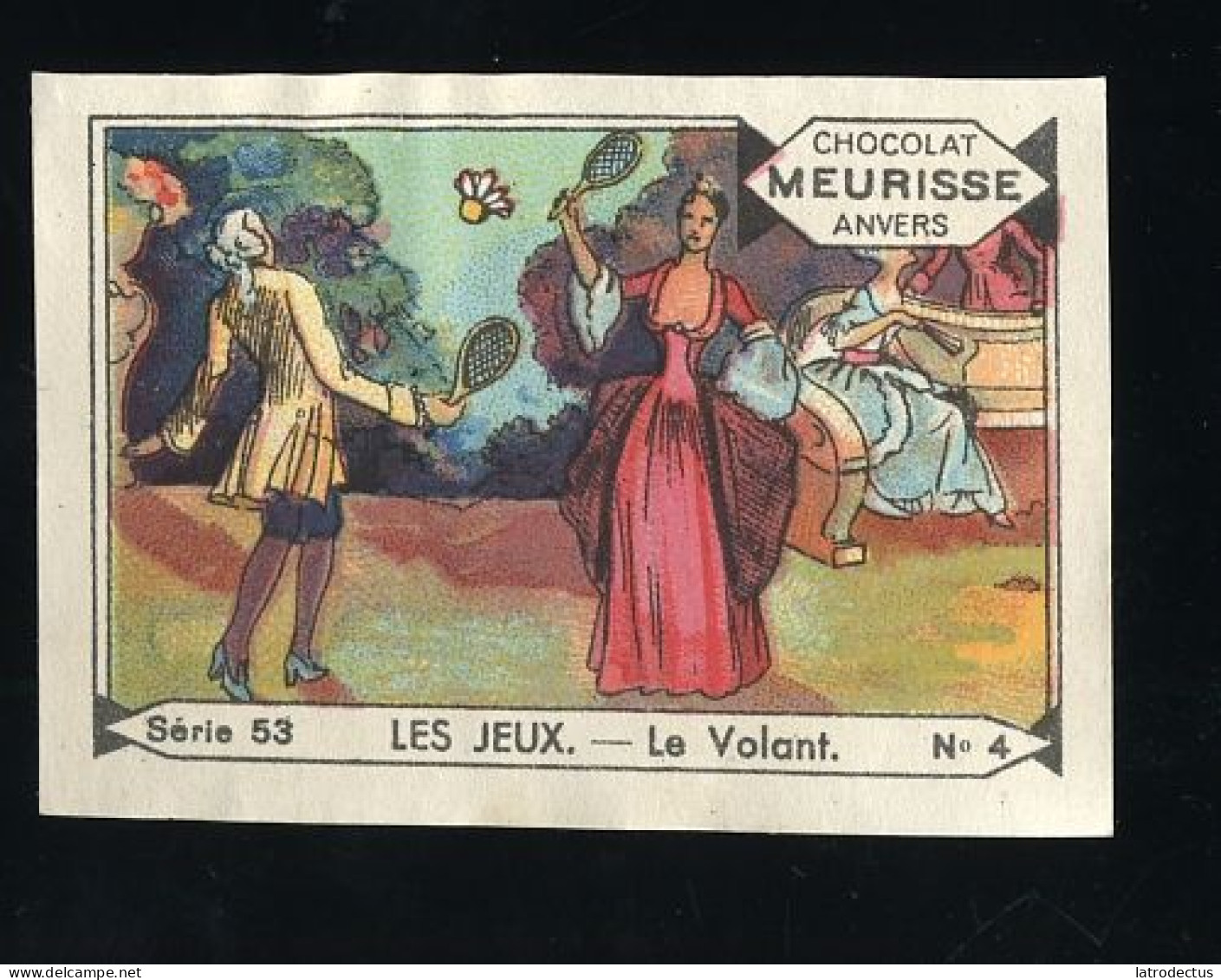 Meurisse - Ca 1930 - 53 - Les Jeux, Games - 4 - Le Volant, Badminton - Other & Unclassified