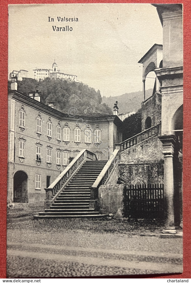 Cartolina - In Valsesia - Varallo - 1908 - Vercelli