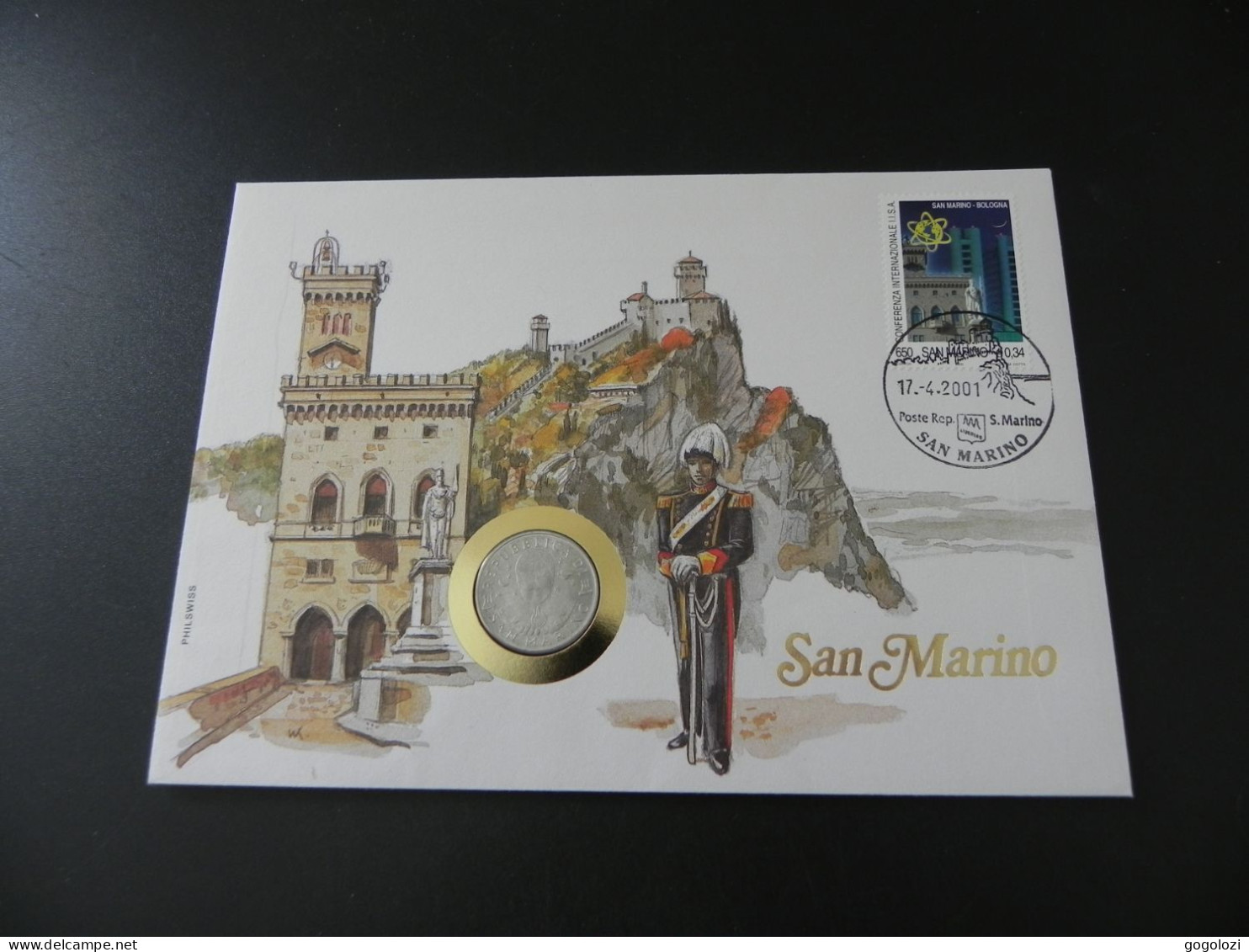 San Marino 10 Lire 2000 - Numis Letter 2001 - San Marino