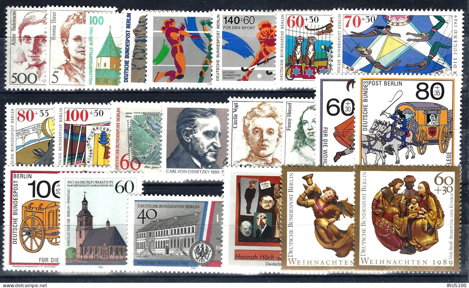 BERLIN 1989 - PARTIE POSTE - NEUFS ** - MNH - - Unused Stamps