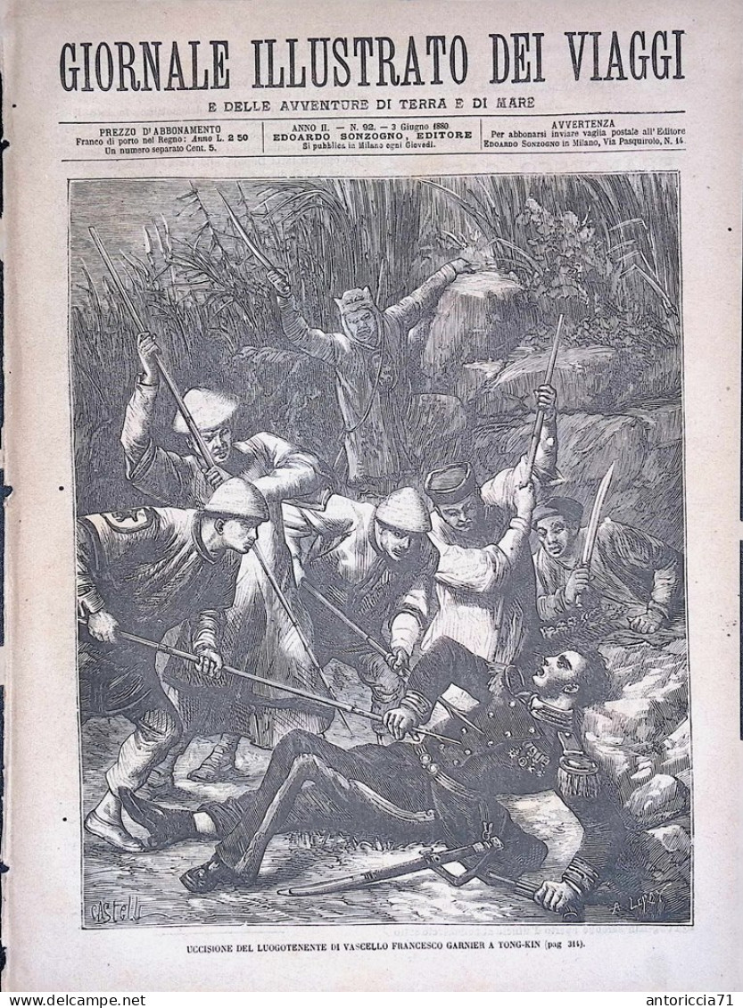 Giornale Illustrato Dei Viaggi 3 Giugno 1880 Garnier Colburn Utah Ferrovie Reti - Ante 1900