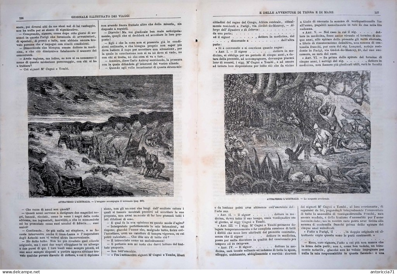 Giornale Illustrato Dei Viaggi 19 Febbraio 1880 Spedizione Vega Pellaghi Canale - Before 1900