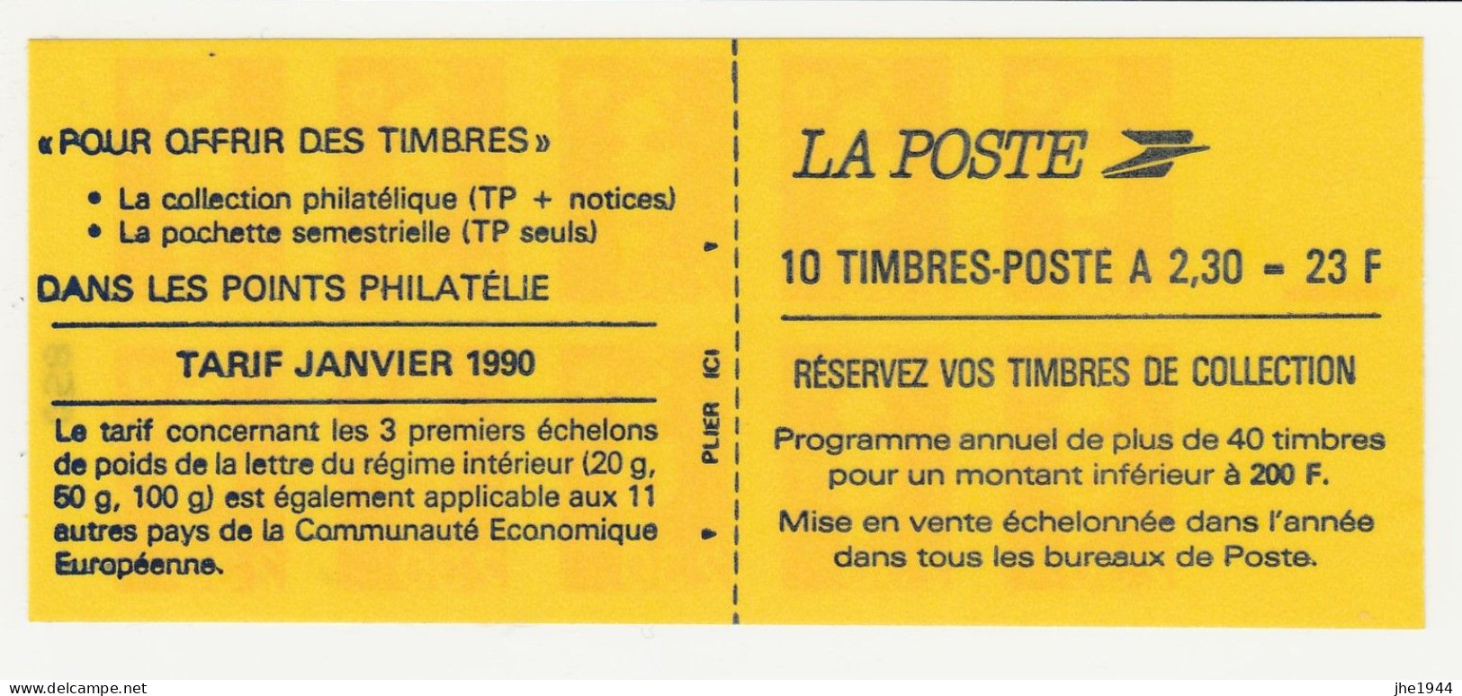 France Carnet N° 2630-C1 ** Reservez Vos Timbres De Collection - Andere & Zonder Classificatie