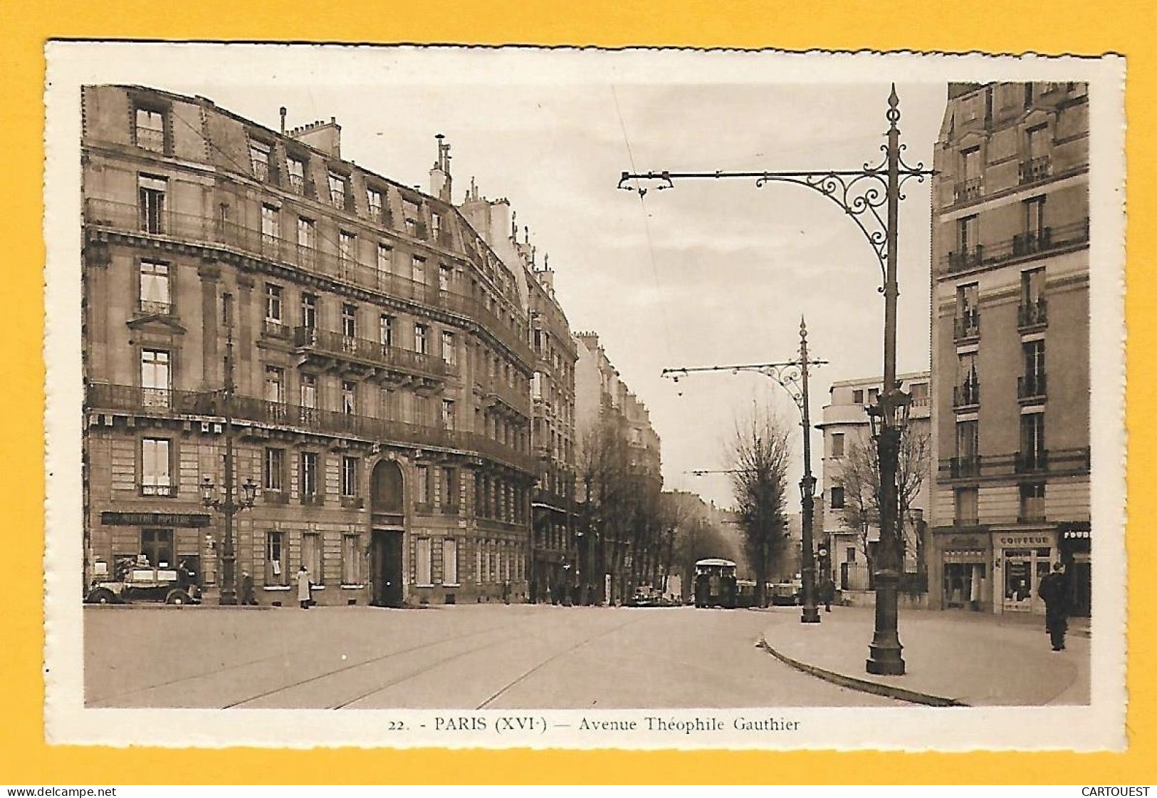 CPA PARIS XVI - Auteuil Avenue Théophile Gautier - Paris (16)